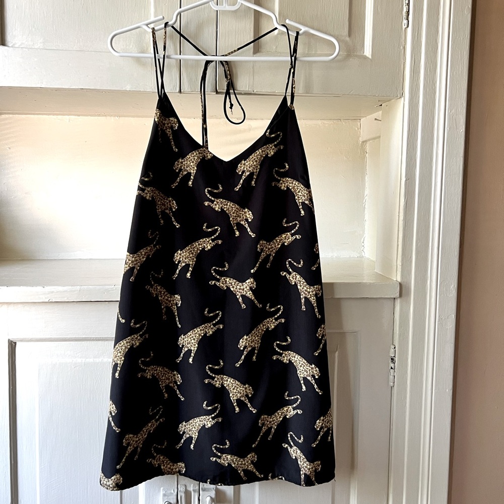 June & Hudson Strappy Tie Dress - S